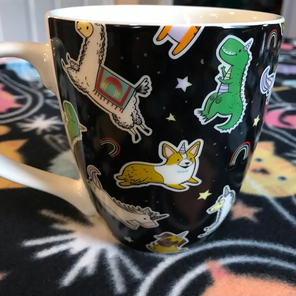 Space Kitties Fleece blanket & cup